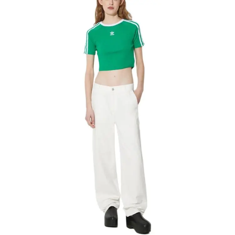 Adidas Originals T Shirt Women's Green-1