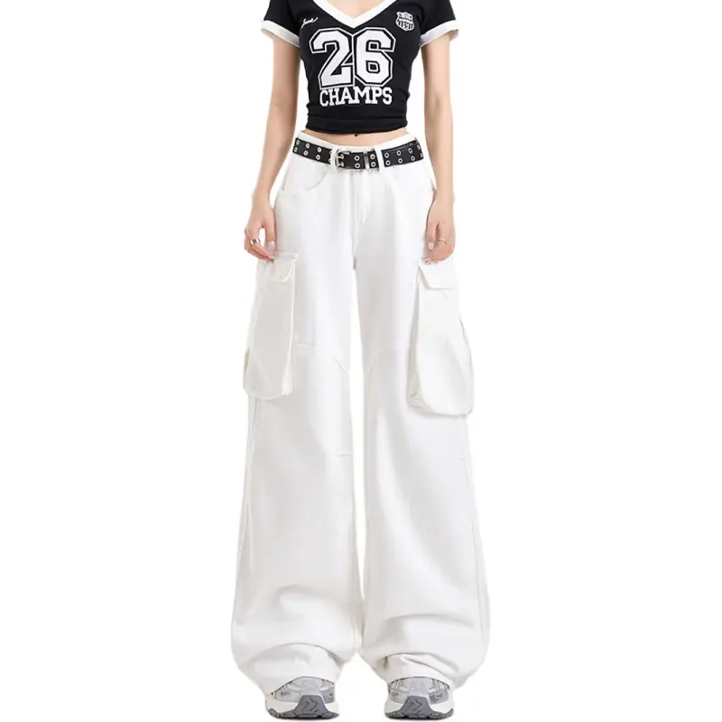 NHZN Jeans Women's White-2