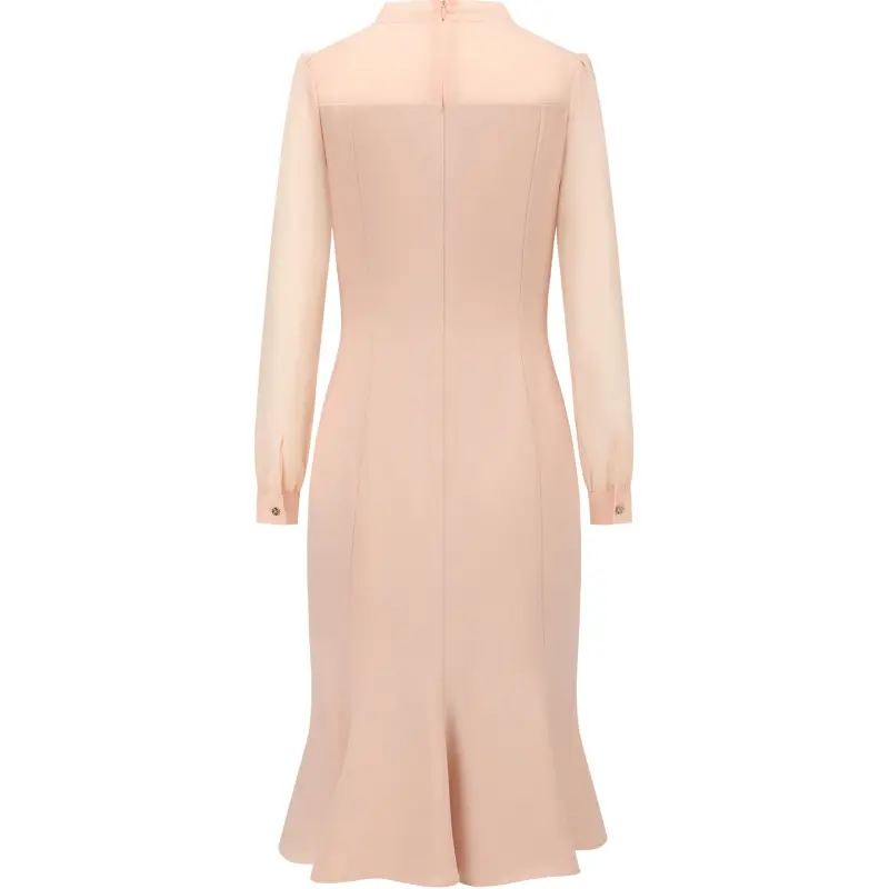 ONE SHALLOW Long Sleeved Dresses Women's Pink-1
