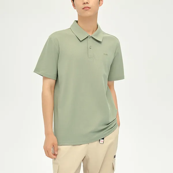 PONY Polo Shirt Men's Gray Green-2
