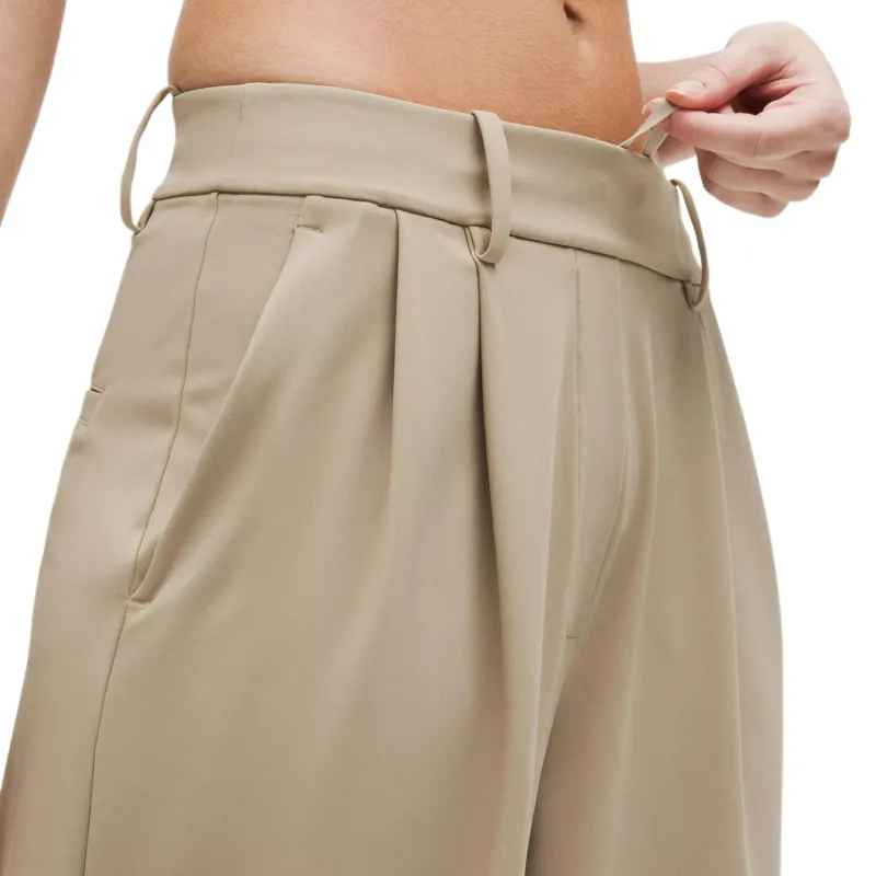 Lululemon High RiseLuxtreme™ Daydrift Casual Pants 35' Women's Light And Translucent Oak Wood Color-4