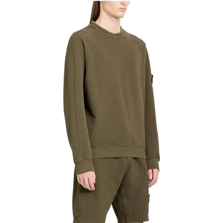 STONE ISLAND Logo Patch Crewneck Sweatshirt-2