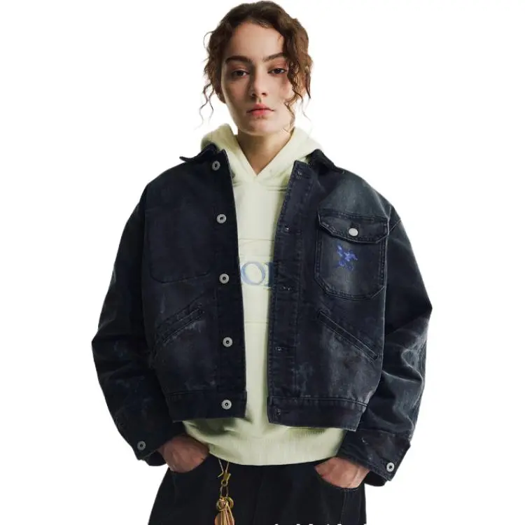Norybrand 24FW Break Loose Series Jacket Unisex Washed Black-5