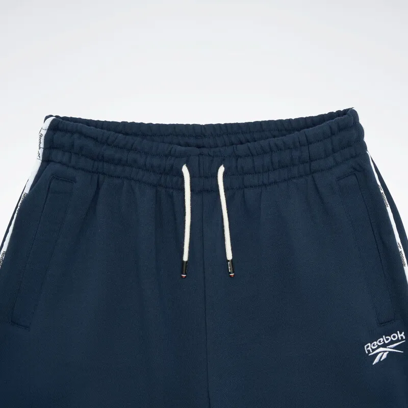 Reebok W RI Fleece Pant Knitted Sports Pants Women's Dark Blue-1