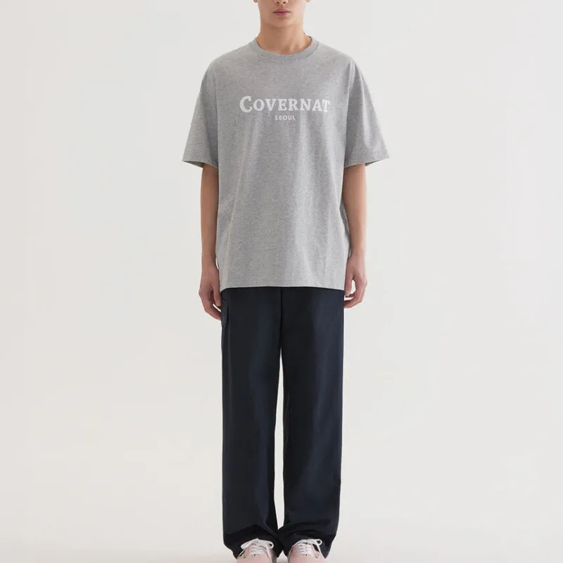 COVERNAT SS25 T Shirt Unisex Gray-5