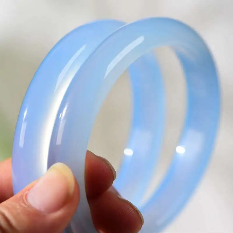 JUNWEN Chalcedony Bangles Women's-1
