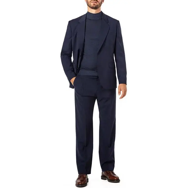 HUGO BOSS Business Suit Coat Men's Dark Blue-2