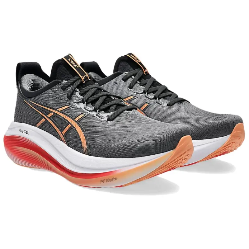 Asics Support Wear-Resistant Low-Top Casual Shoes Men's Black Width-3