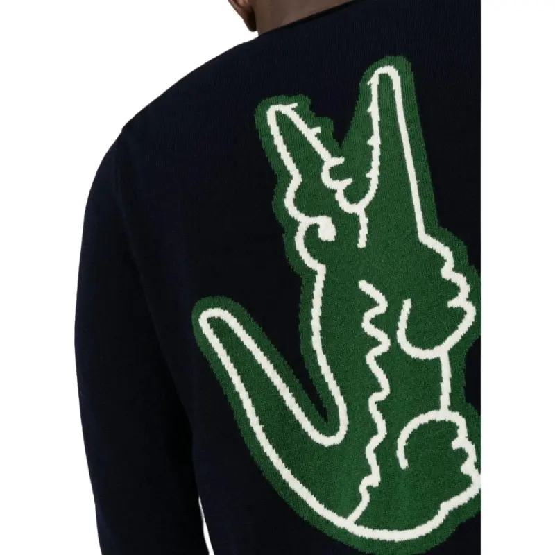 Comme Des Garçons Shirt X Lacoste Crewneck Knitted Jumper-4
