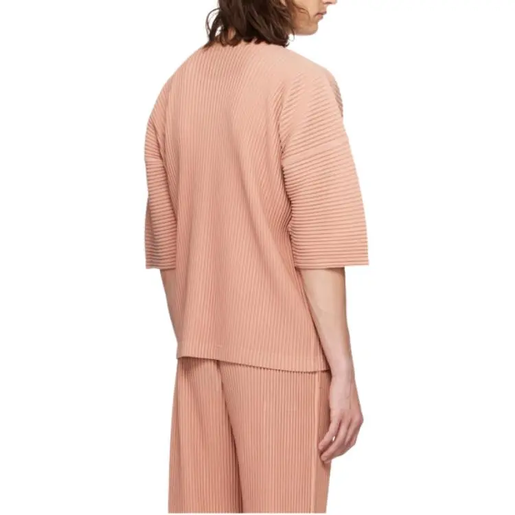 ISSEY MIYAKE T Shirt Men's Dark Pink-4