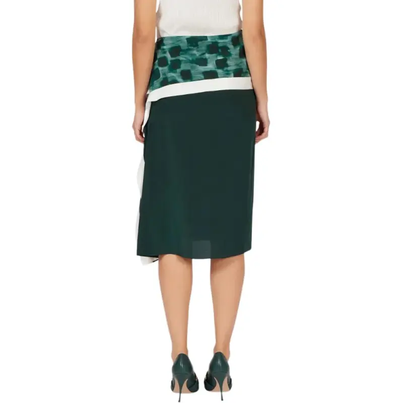 FERRAGAMO SS25 Casual Long Skirt Women's Green-3