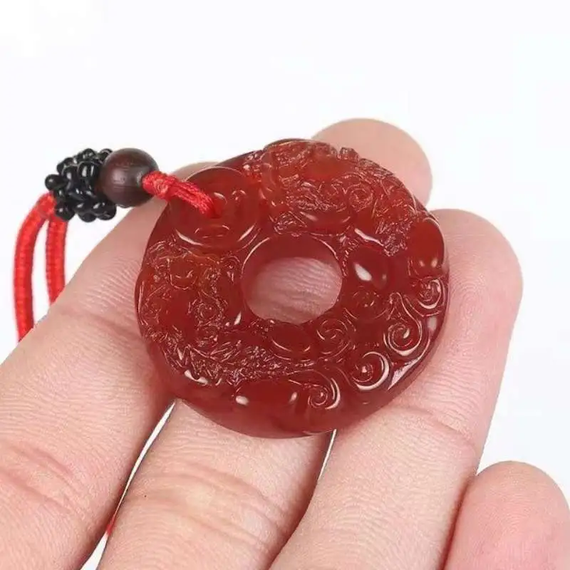 JUNWEN Jade Necklaces Unisex-5