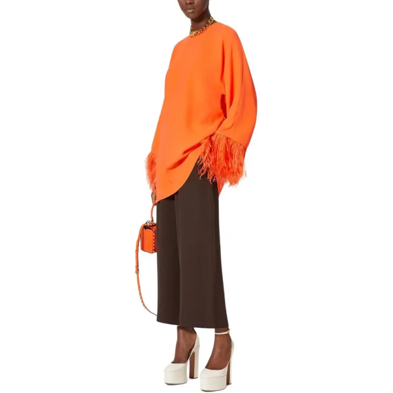 Valentino Knitted Sweatpants Women's Brown-3