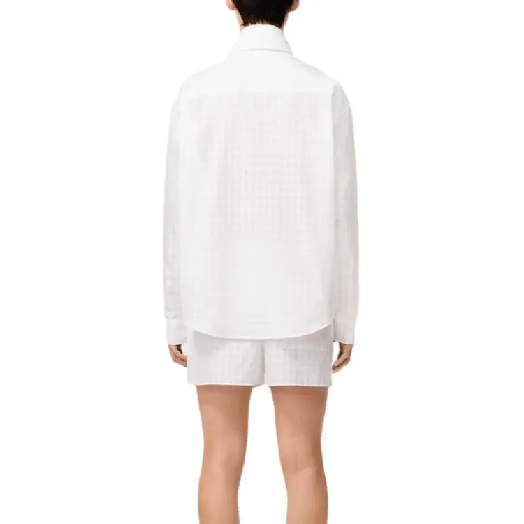 AMIPARIS Scarf collar Cotton Shirt-2