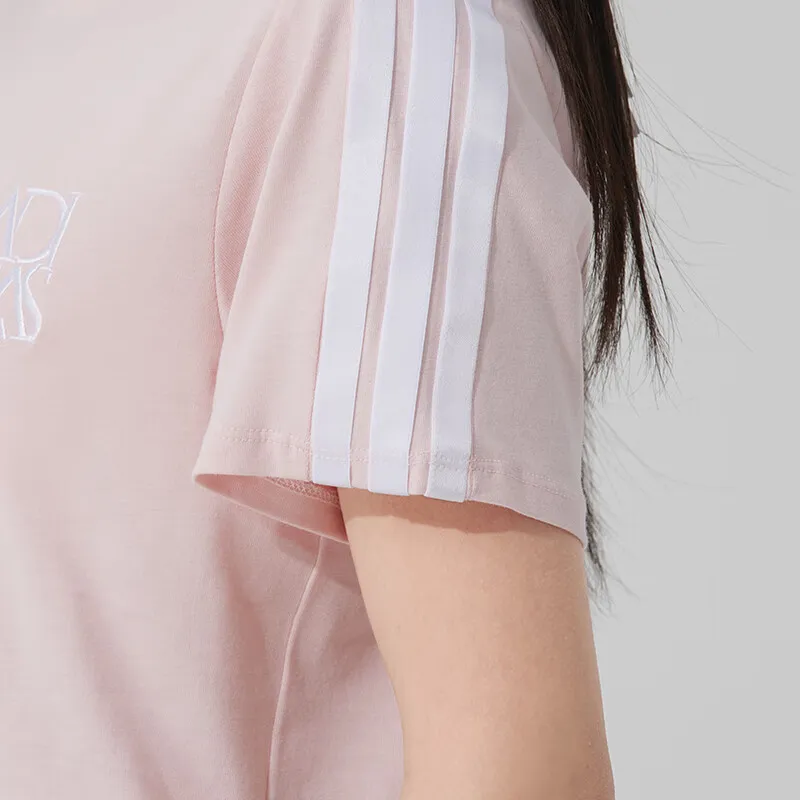 Adidas Regular T Shirt Women's Light Pink-2