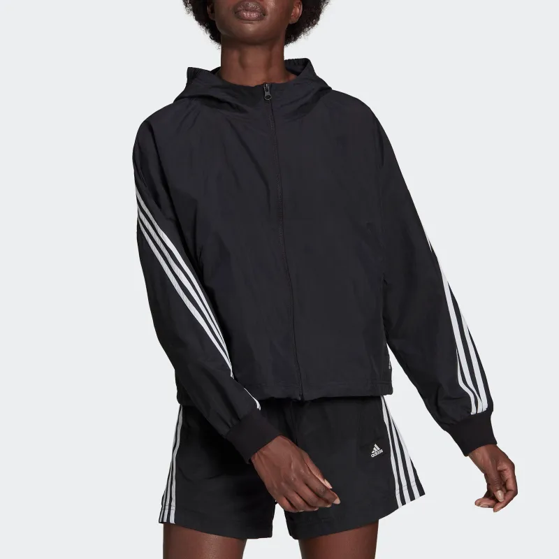 adidas Sportswear Future Icons Woven Windbreaker Black-1