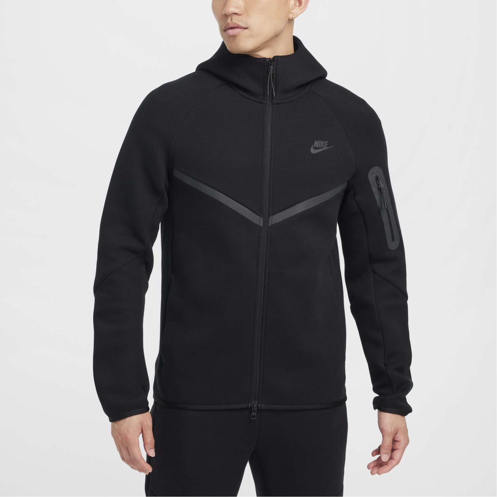 nike mid zip hoodie