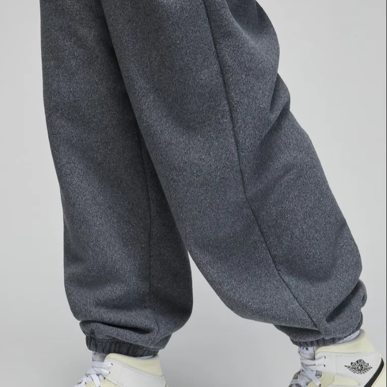 Jordan Winterized Pants Knitted Sweatpants Women's Gray-4