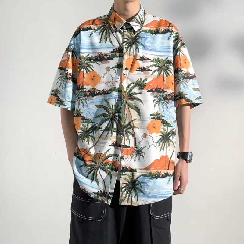 F.I.W FANGIWEN Floral Shirt Unisex-4