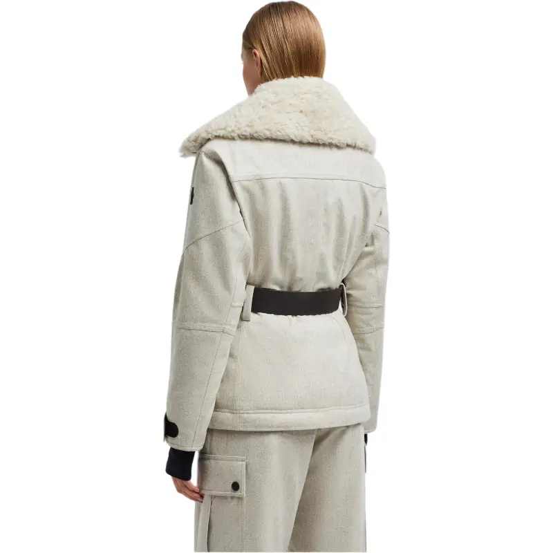 Moncler FW24 Down Jacket Women's Light Gray-1