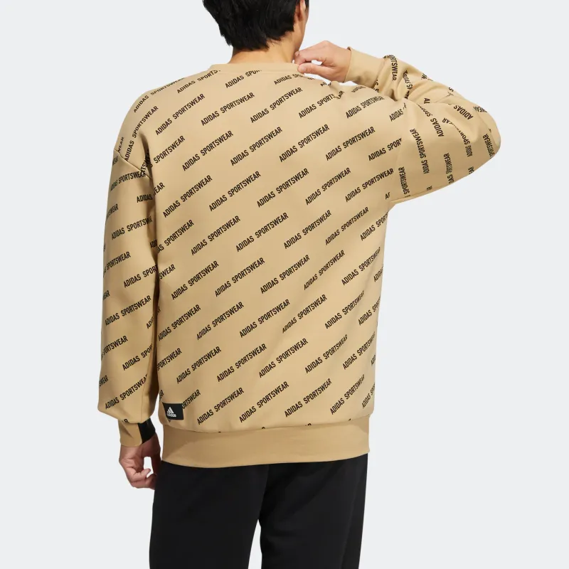 Adidas Sweatshirts Men Khaki-3