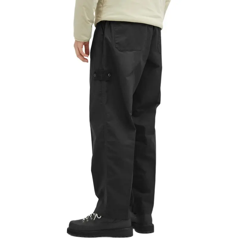 STONE ISLAND Logo Patch Straight Leg Trousers-3