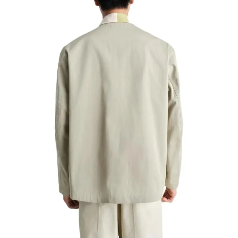 Lemaire Collarless Shirt Jacket-1