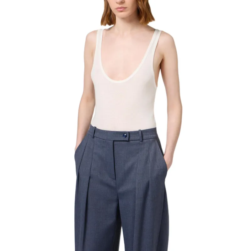 Elisabetta Franchi Logo print Top-1