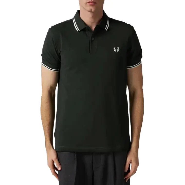 COMME DES GARCONS SHIRT Logo Embroidered Polo Shirt-2