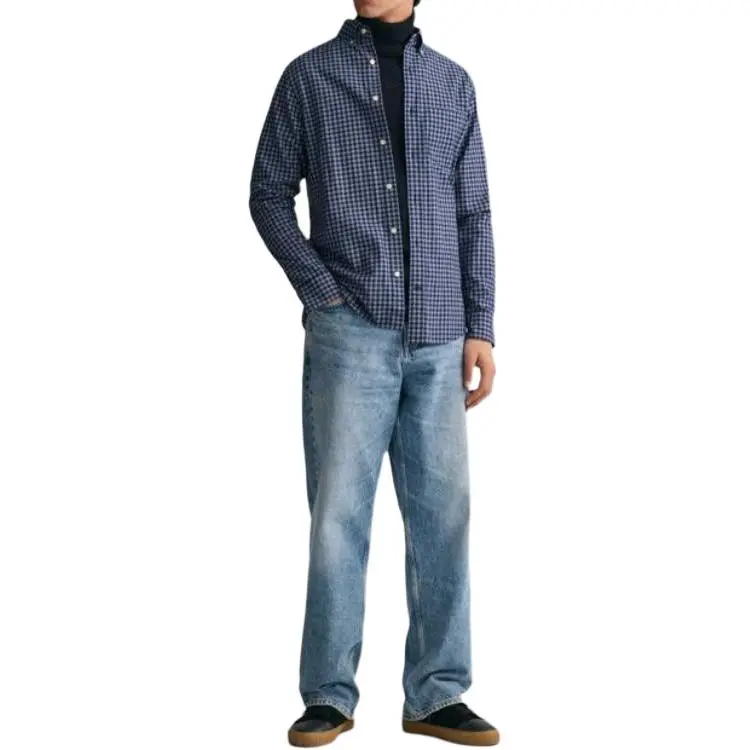 GANT Shirts Men Blue-1