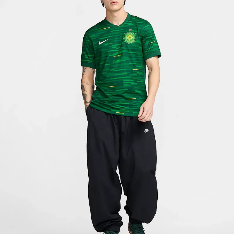 Nike Dri-Fit Soccer Jerseys Men's Pine Green/Valley Green/White-2