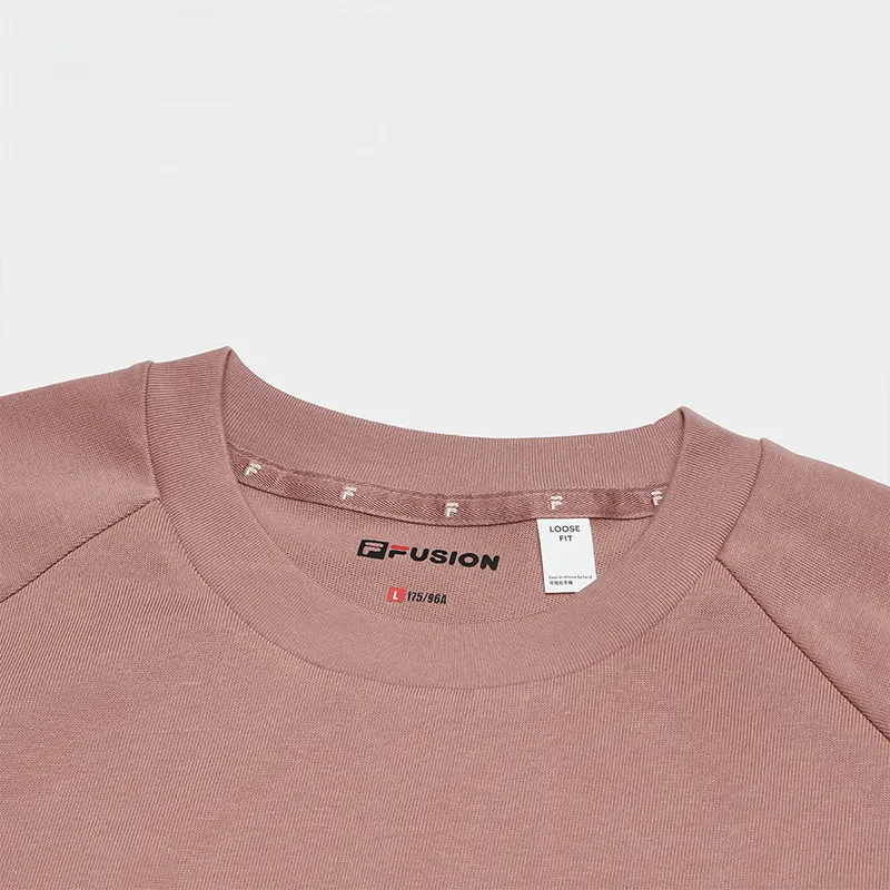 FILA FUSION T Shirt Unisex Sauce Plum Pink-4