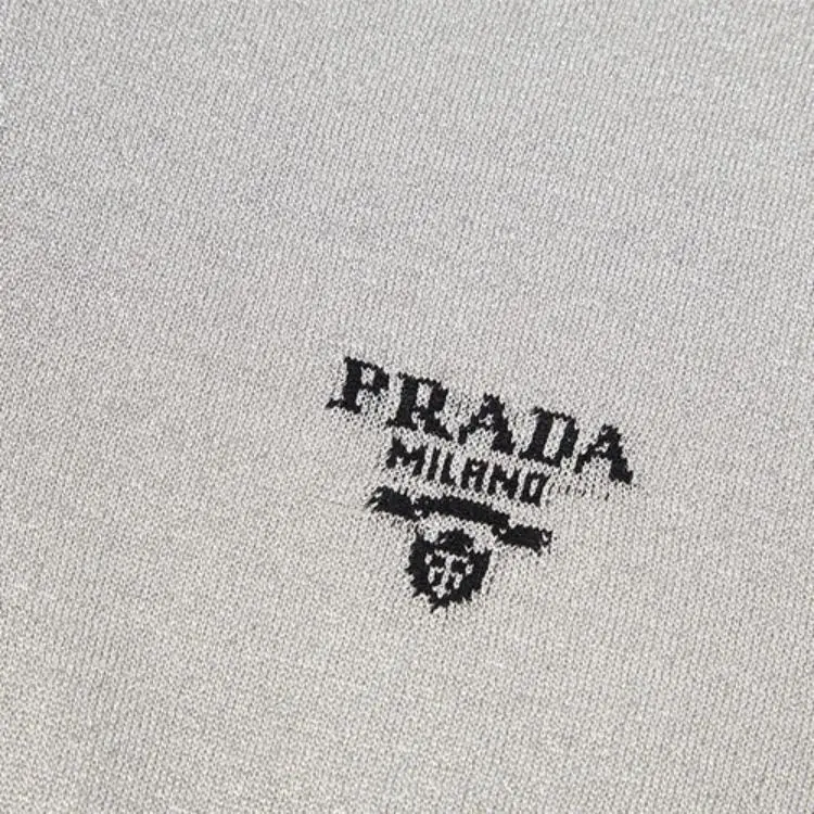PRADA Polo Shirts Men Gray-4