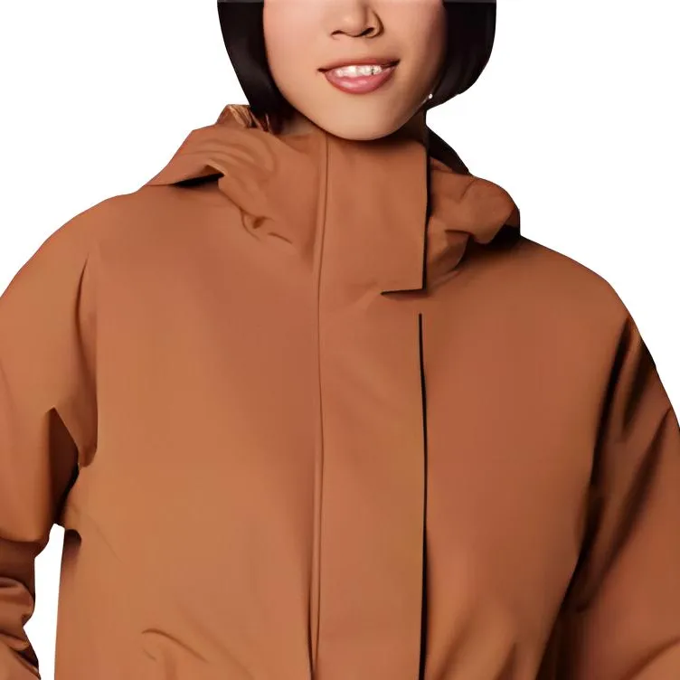 Columbia Puffer Jacket Women's Brown-1