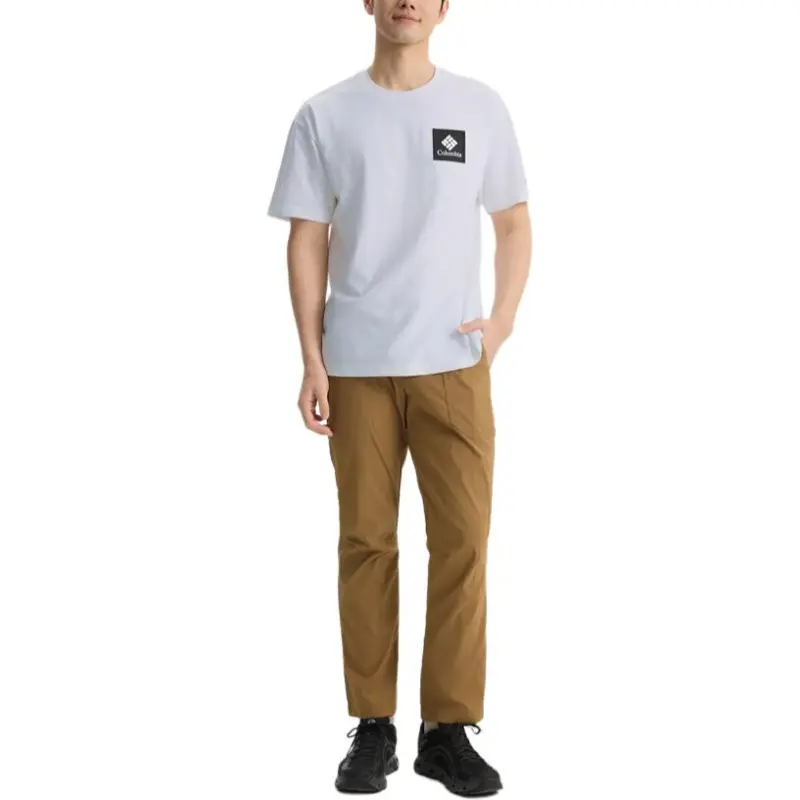 Columbia BURNT LAKE T Shirt Men's White-3