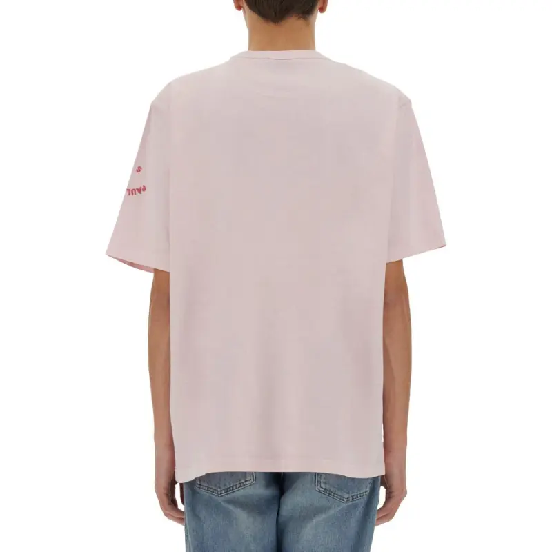 Ps Paul Smith Logo Embroidered Crewneck T Shirt-1