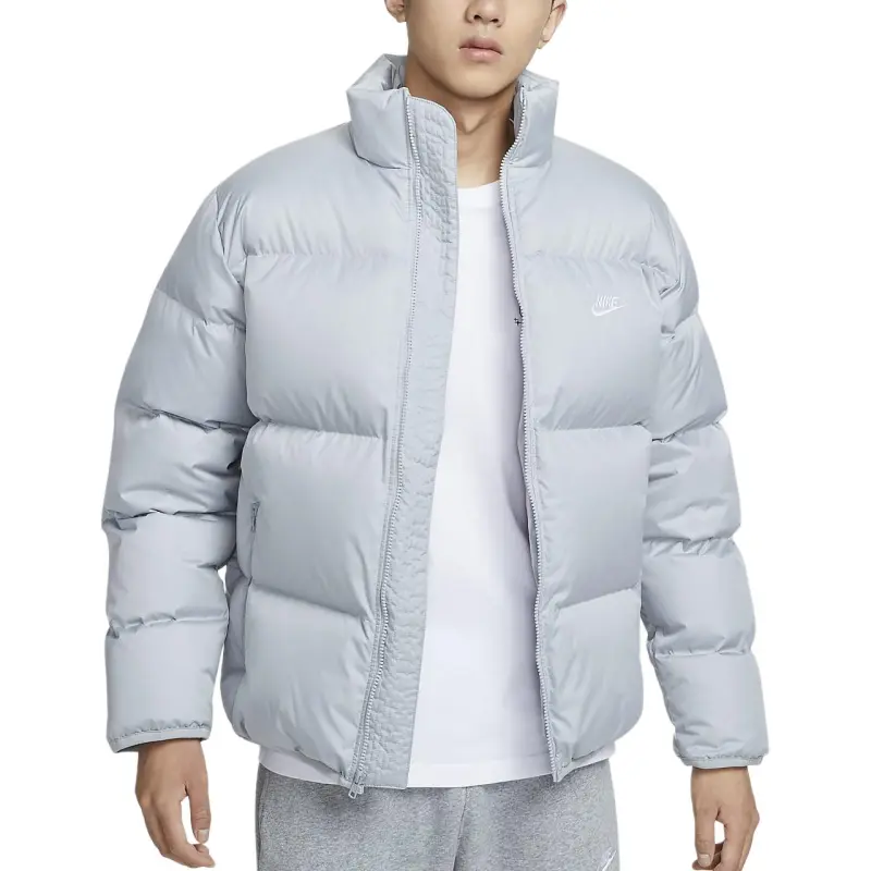 Nike ClubTherma FIT Down Jacket Men's Light Smoke Gray-2