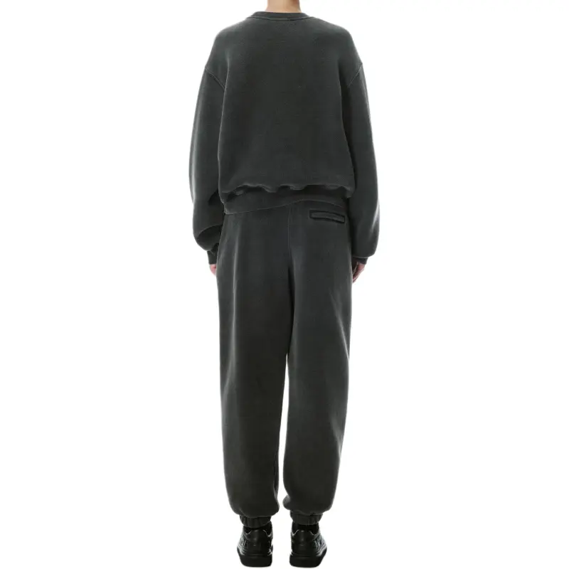 Alexander Wang Graphic Crewneck Sweatshirt Black-2