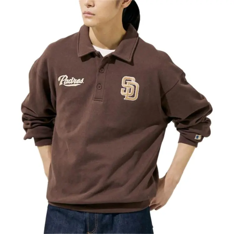 Mlb X FREAK'S STORE Polo Shirts Men Brown-3