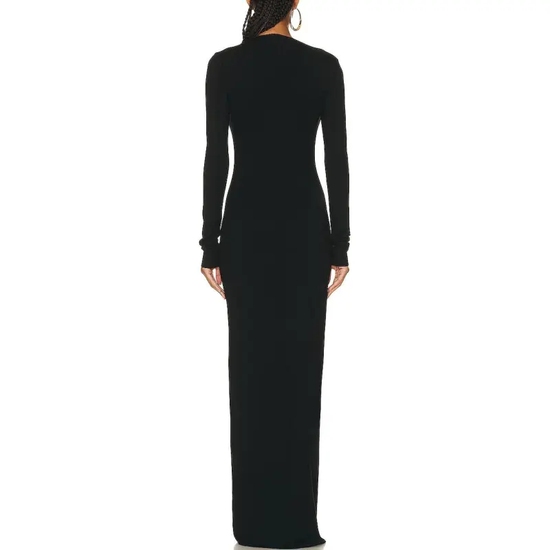 SAINT LAURENT Long Sleeved Dresses-2