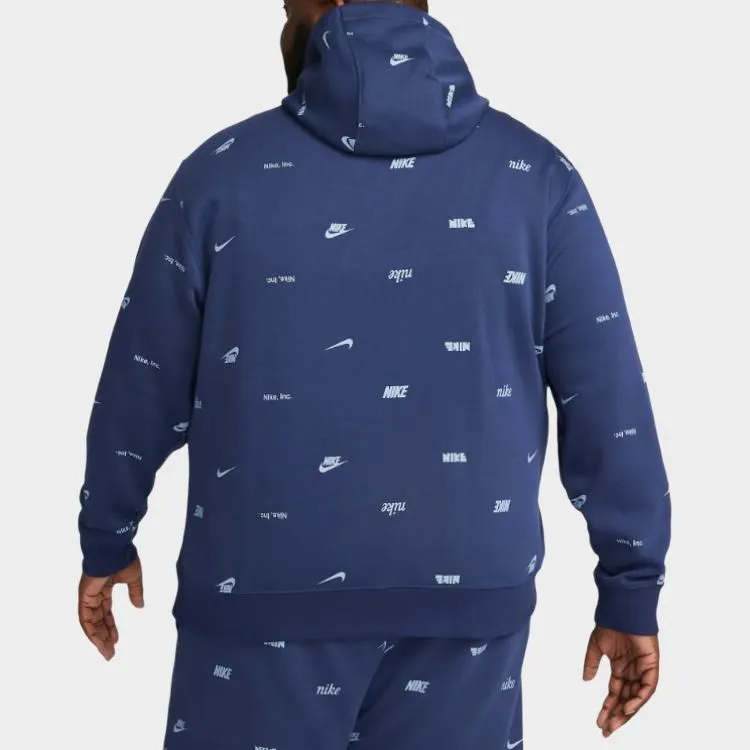 Nike Sweatshirts Men Marine Blue-5