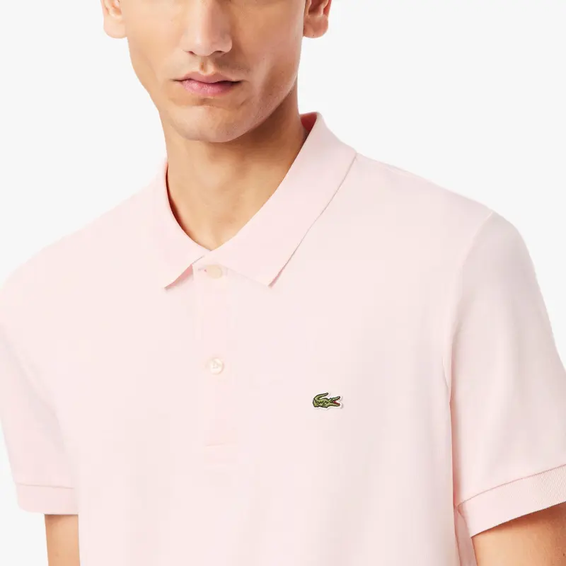 LACOSTE Polo Shirt Men's Light Pink-3