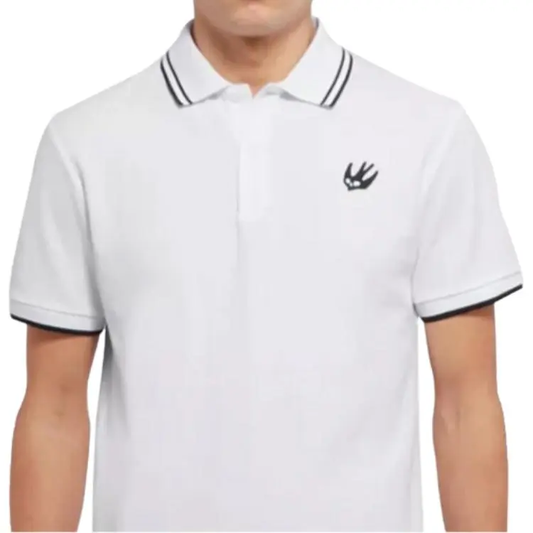 McQ Alexander McQueen Polo Shirts Men White-3