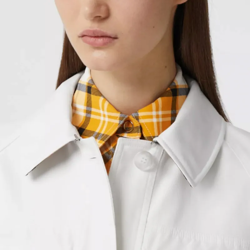 Burberry Trench Coat Women's White-4