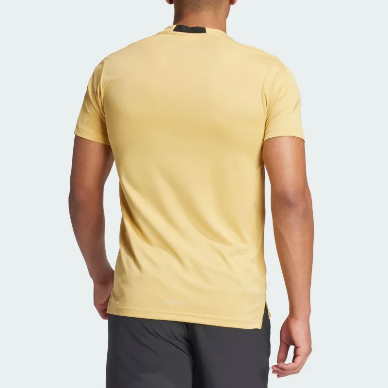 Adidas T Shirts Men Yellow-2