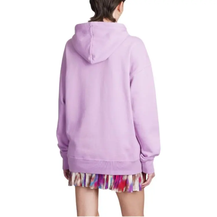 ISABEL MARANT ETOILE Mansel Flocked Logo Drawstring Hoodie-4