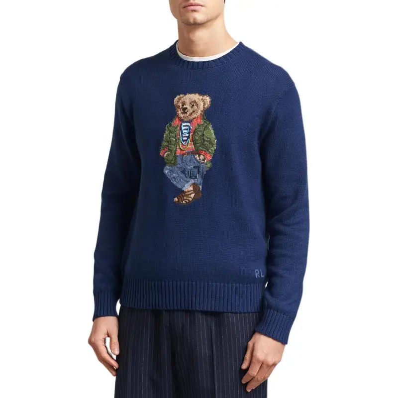 Polo Ralph Lauren Bear Crewneck Long Sleeved Jumper-3