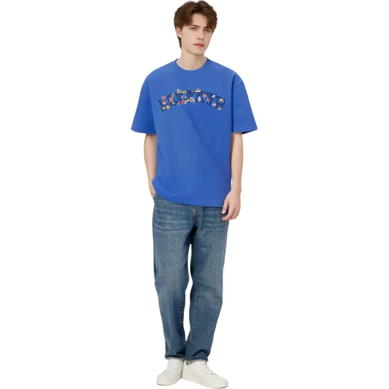 YK&YB T Shirts Unisex Royal Blue-2
