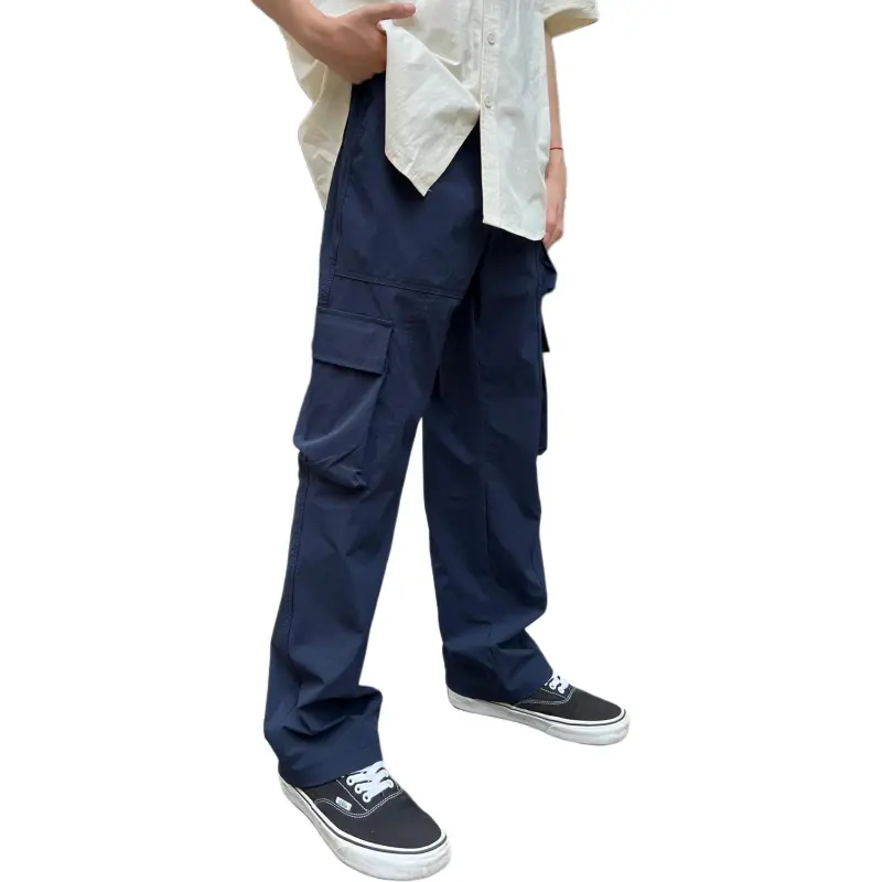 HLPT Cargo Pants Unisex Navy Blue-2