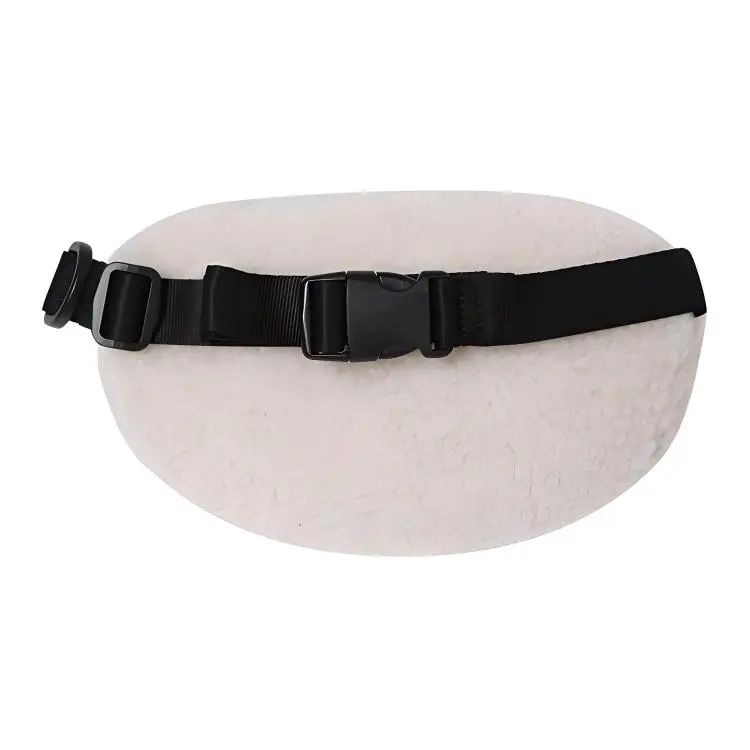 FILA Sherpa With Polyester Blend Fanny Pack Regular Unisex White-1